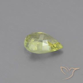 9,17 ctw natürlicher Warmes Erdgrün Chrysoberyll, Birnenform, VVS
