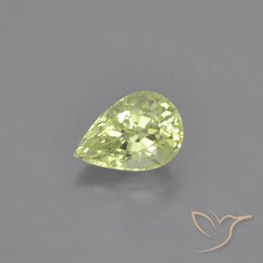 1.07ct Natürlicher Helles Birnengrün Chrysoberyll, Birnenform, VVS-VS