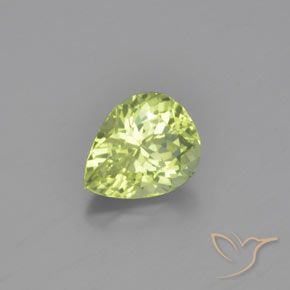 9,17 ctw natürlicher hellgelb Chrysoberyll, Birnenform, VVS