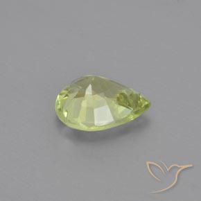 9,17 ctw natürlicher Warmes Erdgrün Chrysoberyll, Birnenform, VVS