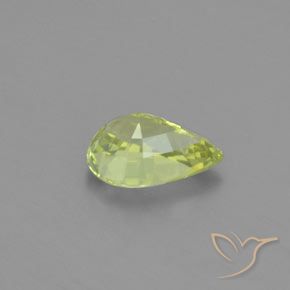 9,17 ctw natürlicher hellgelb Chrysoberyll, Birnenform, VVS