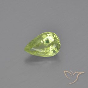 1.08ct Natürlicher hellgrün Chrysoberyll, Birnenform, VVS-VS