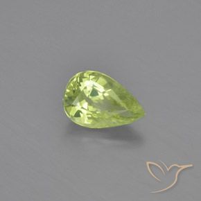 9,17 ctw natürlicher hellgrün Chrysoberyll, Birnenform, VVS-VS