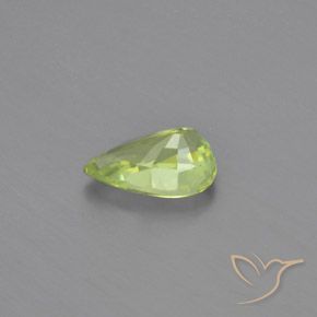9,17 ctw natürlicher hellgrün Chrysoberyll, Birnenform, VVS-VS