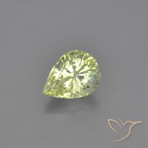 9,17 ctw natürlicher Zitronengelb Chrysoberyll, Birnenform, VVS