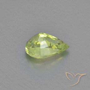 9,17 ctw natürlicher Warmes Grün Chrysoberyll, Birnenform, VVS
