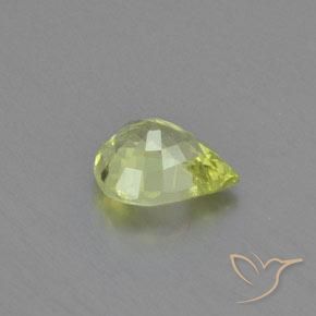 9,17 ctw natürlicher gelblich-grün Chrysoberyll, Birnenform, VVS