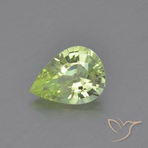 9,17 ctw natürlicher Hellgelb Grün Chrysoberyll, Birnenform, VVS