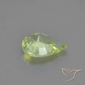 9,17 ctw natürlicher Hellgelb Grün Chrysoberyll, Birnenform, VVS