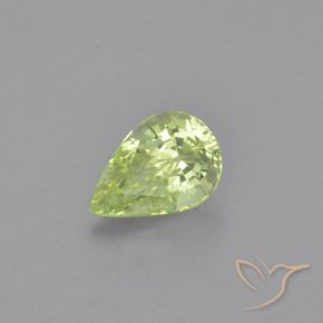 9,17 ctw natürlicher Mittelgrün Chrysoberyll, Birnenform, VVS-VS