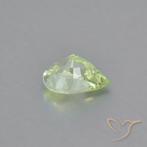 9,17 ctw natürlicher Hellgelb Grün Chrysoberyll, Birnenform, VVS