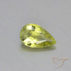 1.03ct Natürlicher Zitronengelb Chrysoberyll, Birnenform, VVS