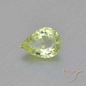 9,17 ctw natürlicher Helles Zitronengelb Chrysoberyll, Birnenform, VVS