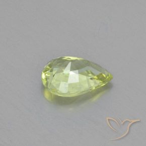 9,17 ctw natürlicher Helles Zitronengelb Chrysoberyll, Birnenform, VVS