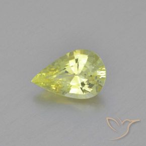 9,17 ctw natürlicher Zitronengelb Chrysoberyll, Birnenform, VVS
