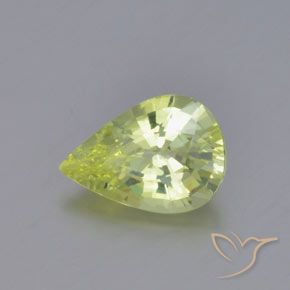 9,17 ctw natürlicher Helles Zitronengelb Chrysoberyll, Birnenform, VVS