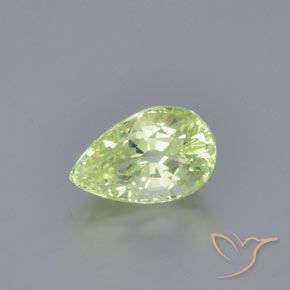 9,17 ctw natürlicher hellgrün Chrysoberyll, Birnenform, VVS-VS