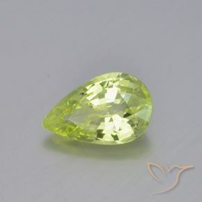 9,17 ctw natürlicher Helles Zitronengelb Chrysoberyll, Birnenform, VVS