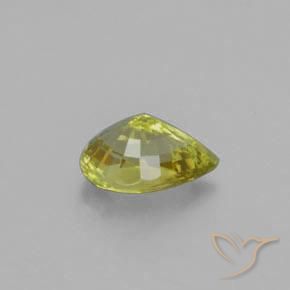 9,17 ctw natürlicher grünlich-gelb Chrysoberyll, Birnenform, VVS
