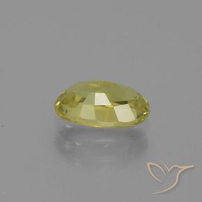 9,17 ctw natürlicher Mittelgelb Chrysoberyll, Oval, VVS-VS