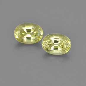 2.07 ct natürliche Zitronengelb Chrysoberyll-Edelsteine, Oval Schliff, VVS-VS