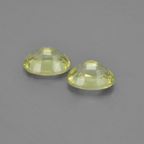 2.07 ct natürliche Zitronengelb Chrysoberyll-Edelsteine, Oval Schliff, VVS-VS