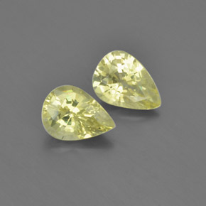  ct natürliche grüner Chrysoberyll-Edelsteine, Birnenform, VVS