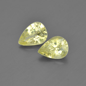 ct natürliche grüner Chrysoberyll-Edelsteine, Birnenform, VVS