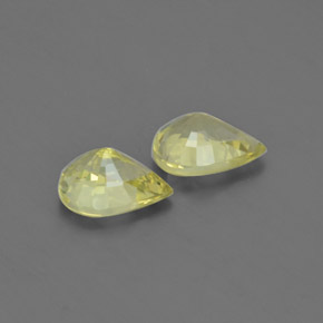  ct natürliche grüner Chrysoberyll-Edelsteine, Birnenform, VVS
