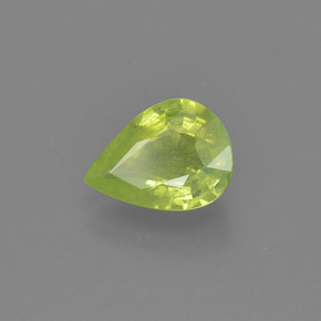 9,17 ctw natürlicher gold-grün Chrysoberyll, Birnenform, VS