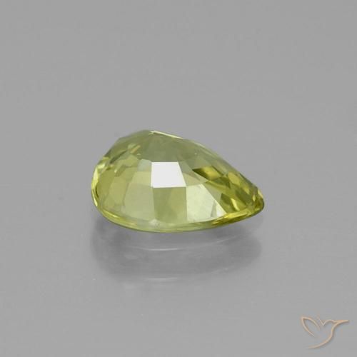 9,17 ctw natürlicher Mittelgelb Chrysoberyll, Birnenform, VVS
