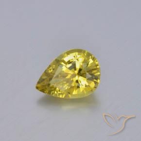 9,17 ctw natürlicher Dijon Gelb Chrysoberyll, Birnenform, VVS