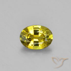 1.01ct Natürlicher hellgelb Chrysoberyll, Oval, VVS-VS