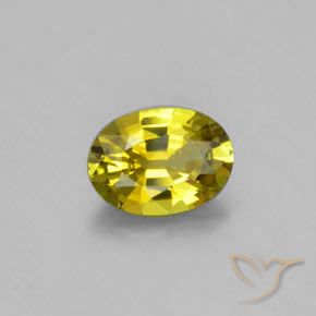 9,17 ctw natürlicher hellgelb Chrysoberyll, Oval, VVS-VS