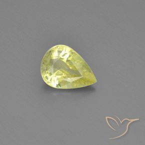 1.31ct Natürlicher Mittelgelb Chrysoberyll, Birnenform, VS