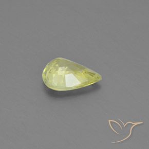 9,17 ctw natürlicher Mittelgelb Chrysoberyll, Birnenform, VS