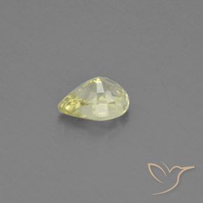 9,17 ctw natürlicher Mittelhelles Gelb Chrysoberyll, Birnenform, VVS-VS