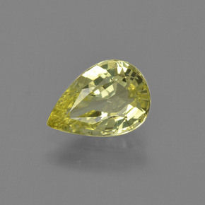 9,17 ctw natürlicher Mittelgelb Chrysoberyll, Birnenform, VS-SI