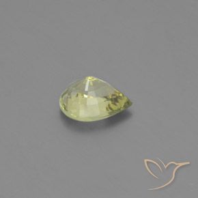 9,17 ctw natürlicher Mittelgelb Chrysoberyll, Birnenform, VVS
