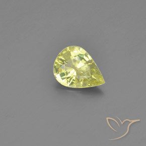 9,17 ctw natürlicher Zitronengelb Chrysoberyll, Birnenform, VVS