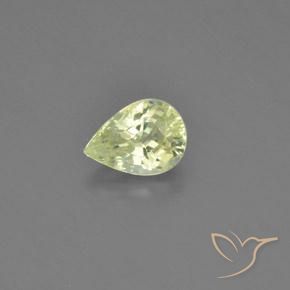 1.10ct Natürlicher Zitronengelb Chrysoberyll, Birnenform, VVS-VS