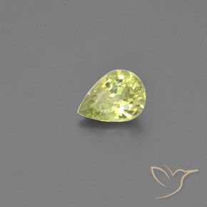 9,17 ctw natürlicher Mittelgelb Chrysoberyll, Birnenform, VS
