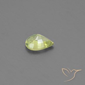 9,17 ctw natürlicher Mittelgelb Chrysoberyll, Birnenform, VS