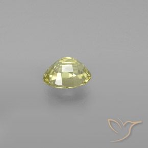9,17 ctw natürlicher hellgelb Chrysoberyll, Oval, VVS