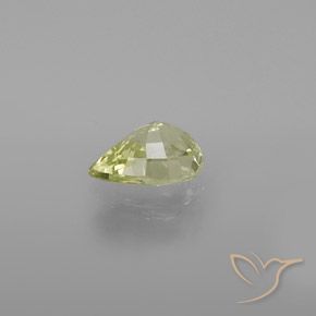 9,17 ctw natürlicher hellgelb Chrysoberyll, Birnenform, VVS