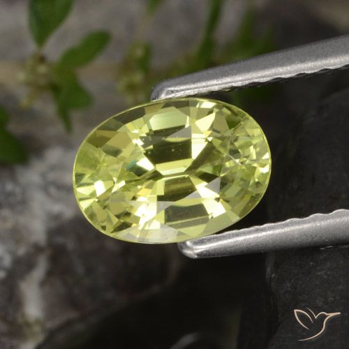 0.98ct Natürlicher Mittelgelb Chrysoberyll, Oval, VVS
