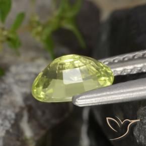 9,17 ctw natürlicher Mittelgelb Chrysoberyll, Oval, VVS