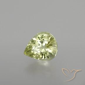 9,17 ctw natürlicher gelb-grün Chrysoberyll, Birnenform, VVS