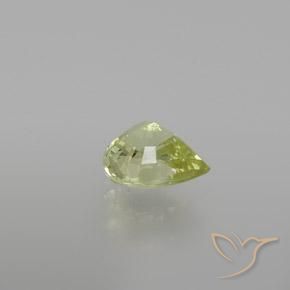9,17 ctw natürlicher gelb-grün Chrysoberyll, Birnenform, VVS