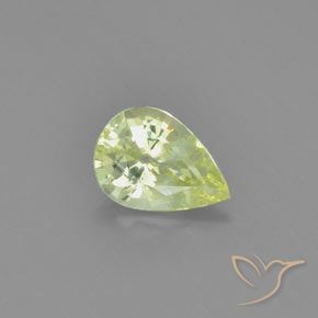 0.96ct Natürlicher hellgelb Chrysoberyll, Birnenform, VVS